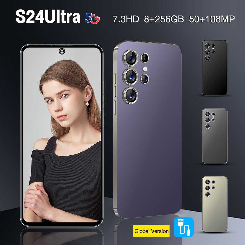 LX-S24 Ultra new 7.3 Screen 16GB+1TB Camera 72MP+108MP smart Mobile Phone